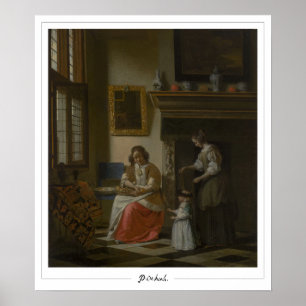 Poster d'art Pieter de Hooch Zedign #97