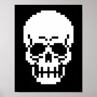 Poster d'art Pixel 8 bits