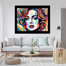 Poster d'art pop de Lady Wilma