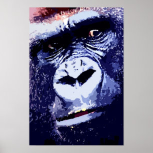 Poster d'art pop Gorilla Imprimer
