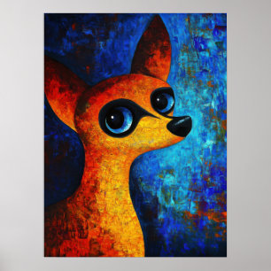Poster d'art Portrait de chien