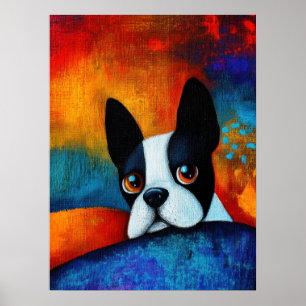 Poster d'art Portrait de chien