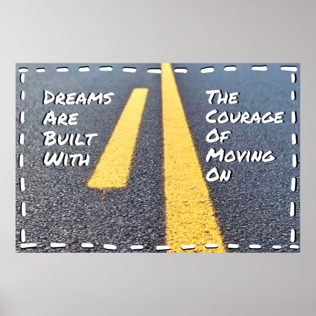 Poster d'art positif "Dreams" (Devant)