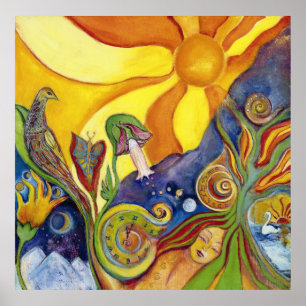Poster d'art psychédélique