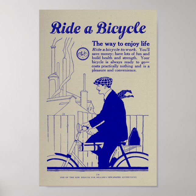 Poster d'art publicitaire publicitaire Vintage pou (Devant)
