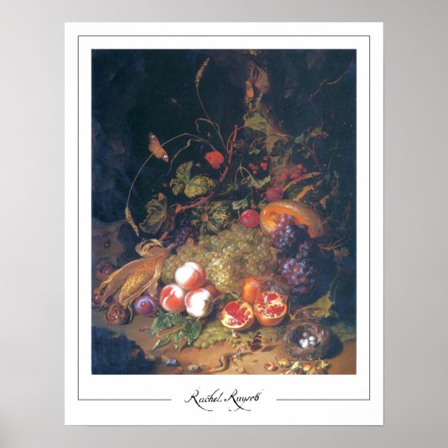 Poster d'art Rachel Ruysch Zedign #2 (Devant)