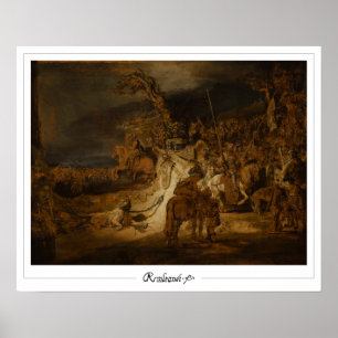 Poster d'art Rembrandt van Rijn Zedign #13
