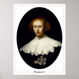 Poster d'art Rembrandt van Rijn Zedign #252