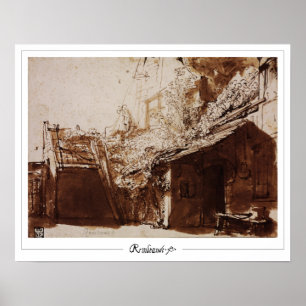 Poster d'art Rembrandt van Rijn Zedign #464