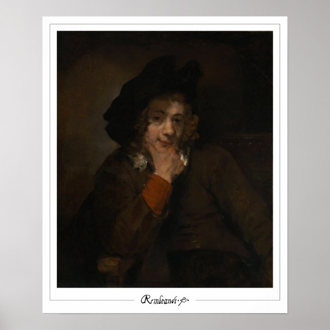 Poster d'art Rembrandt van Rijn Zedign #597 (Devant)