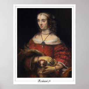 Poster d'art Rembrandt van Rijn Zedign #6