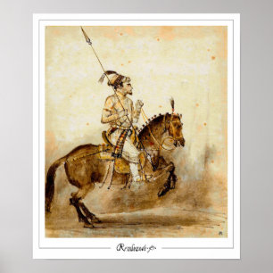 Poster d'art Rembrandt van Rijn Zedign #651