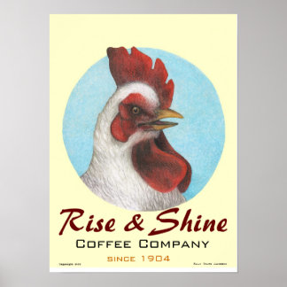 Poster d'art / "Rise & Shine" / Sally Coupe Jacobs
