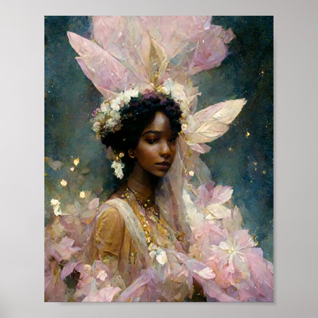 Poster d'art rose Fae 6 Imaginaires (Devant)