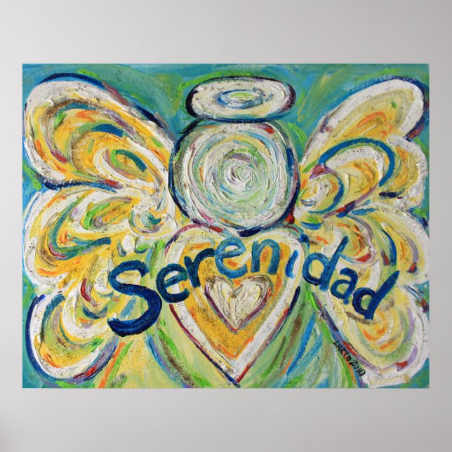 Poster d'art Serenidad Angel (Devant)