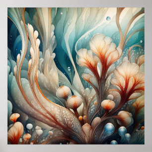 Poster d'art sous-marin