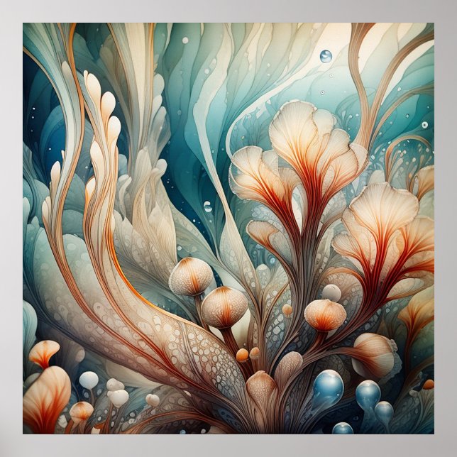 Poster d'art sous-marin (Devant)