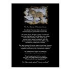 Poster d'art TLE TALE DES DEUX LOUPS