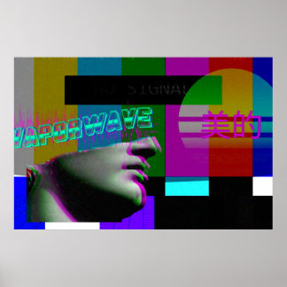 Poster d'art Vaporwave | Poster esthétique Vaporwa