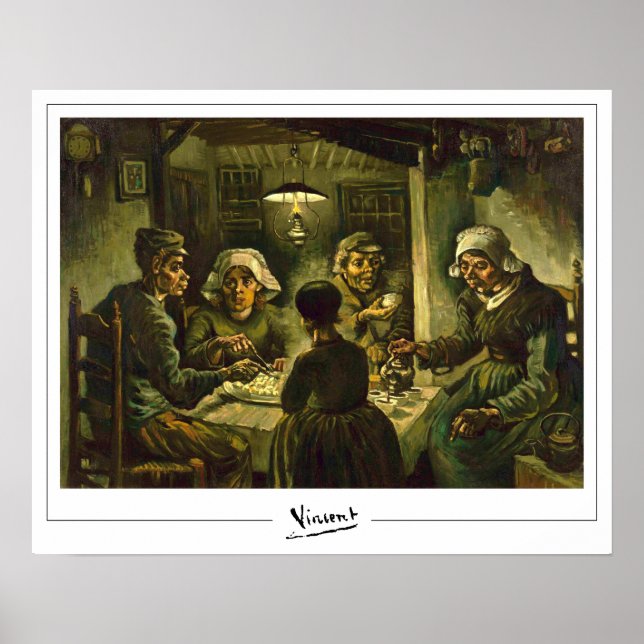 Poster d'art Vincent Van Gogh Zedign #56 (Devant)