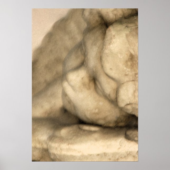 Poster d'art vintage de l'Ange de couchage (Devant)