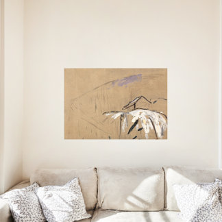 Poster d'art Vintage neutre imprimé