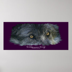 Poster d'art Wilderness Wolf Eyes