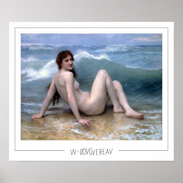 Poster d'art William-Adolphe Bouguereau Zedign #11 (Devant)