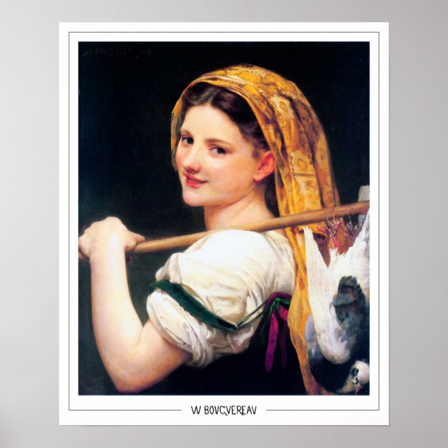 Poster d'art William-Adolphe Bouguereau Zedign #16 (Devant)