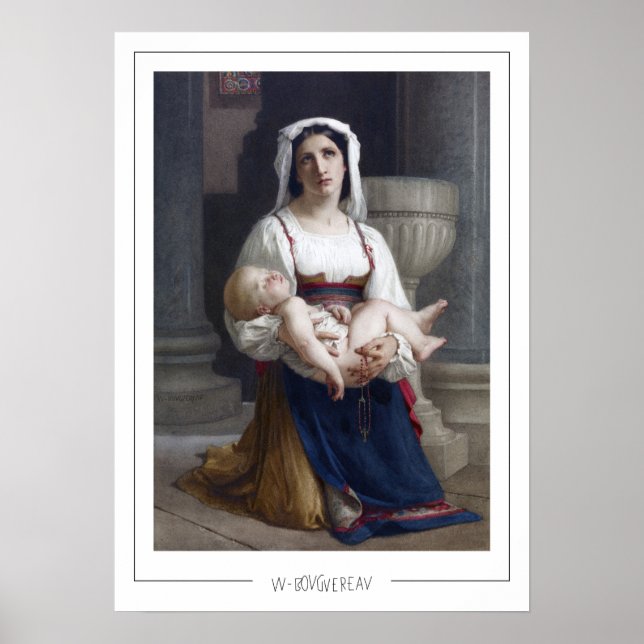 Poster d'art William-Adolphe Bouguereau Zedign #17 (Devant)