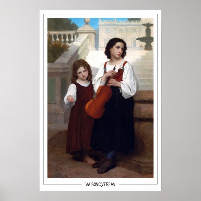 Poster d'art William-Adolphe Bouguereau Zedign #22 (Devant)
