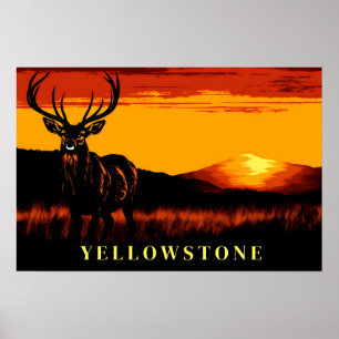 Poster d'art Yellowstone