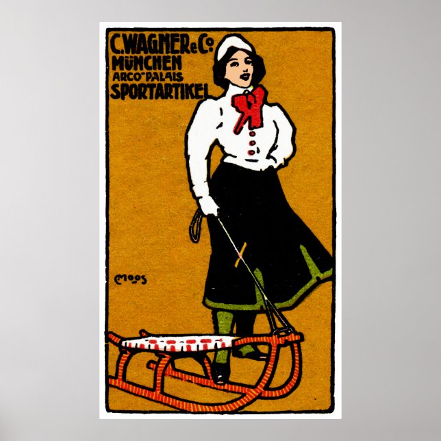 Poster d'articles de sport 1911 (Devant)