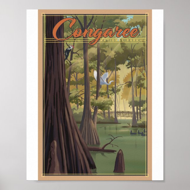 Poster d'artisanat du Litho du Parc national de Co (Devant)
