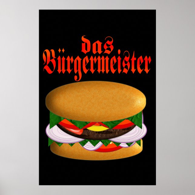 Poster das Burgermeister (Devant)
