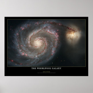 Poster d'astronomie colossale Galaxy Whirlpool