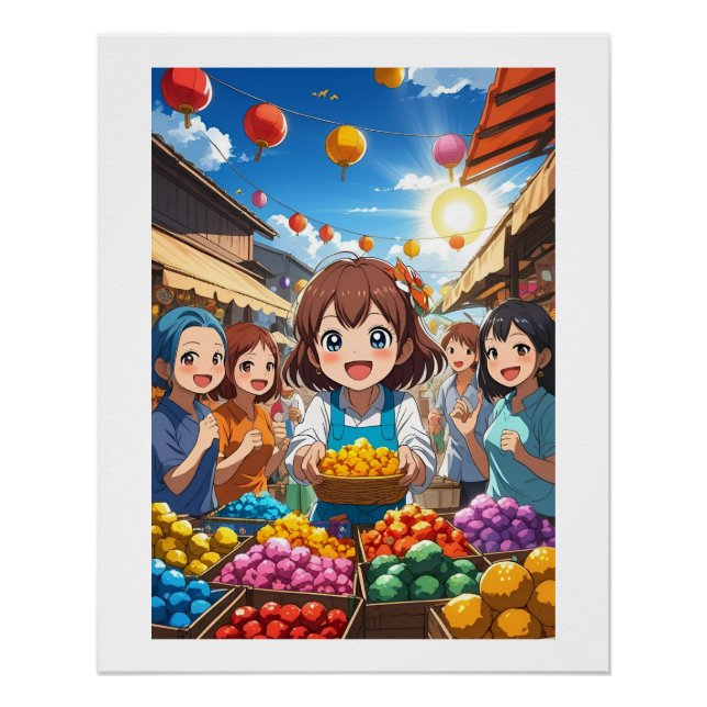 Poster Date de marché (Devant)