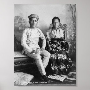 Poster Dato Mandi et sa femme - Philippines