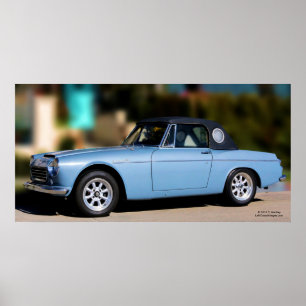 POSTER DATSUN 1965 FOLÂTRE L'AFFICHE 1600
