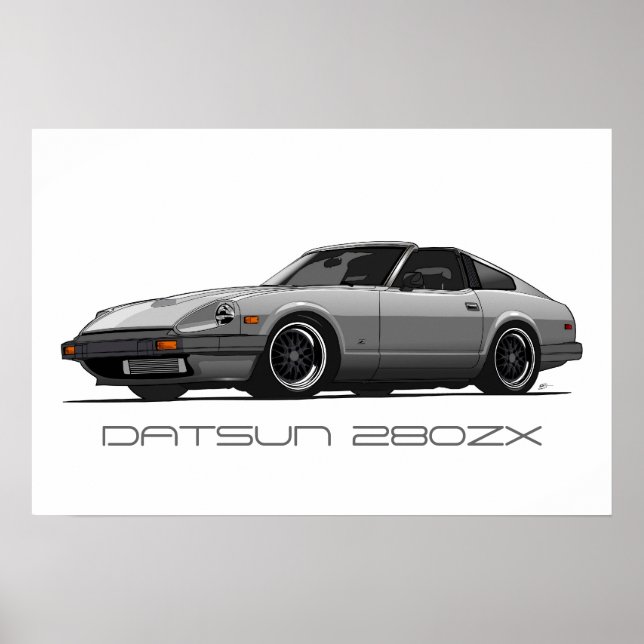 POSTER DATSUN 280ZX (Devant)