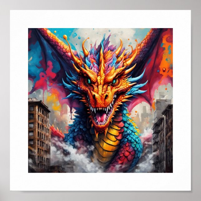 Poster d'attachement de dragon (Devant)