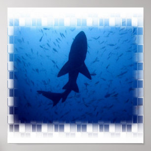 Poster d'attaque de requins