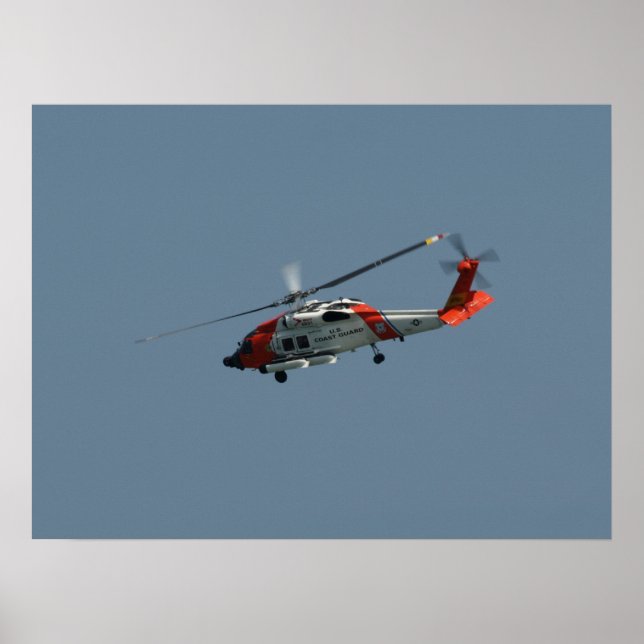 Poster Dauphin Eurocopter MH-65D. (Devant)