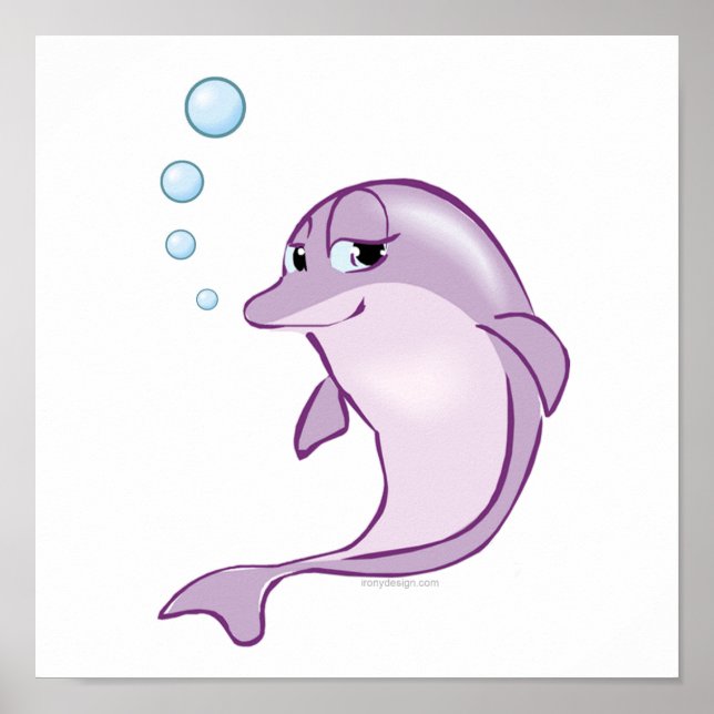 Poster Dauphin mignon (Devant)