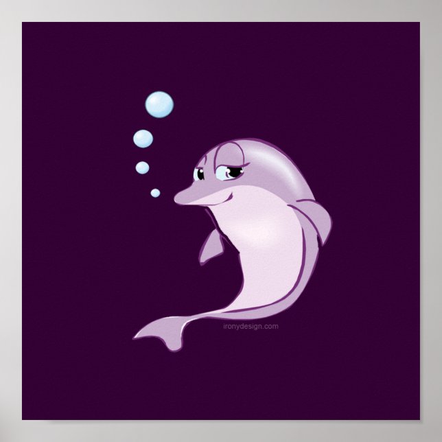 Poster Dauphin mignon (Devant)