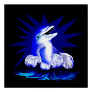 Poster Dauphin souriant