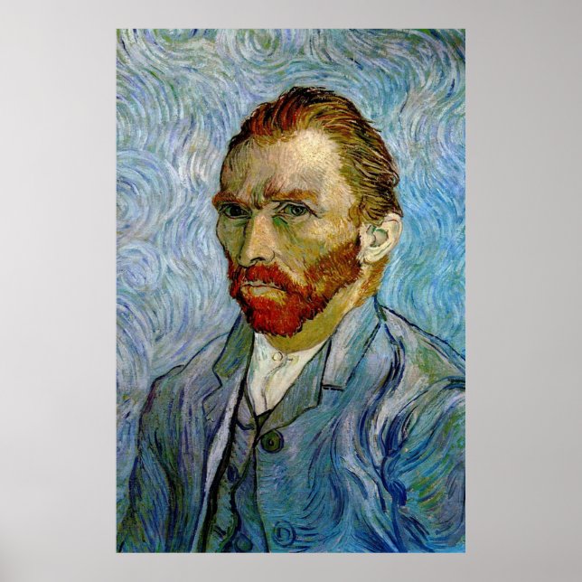 Poster d'auto-portrait Van Gogh (Devant)