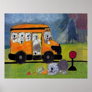 Poster d'autobus de Wigglebottom