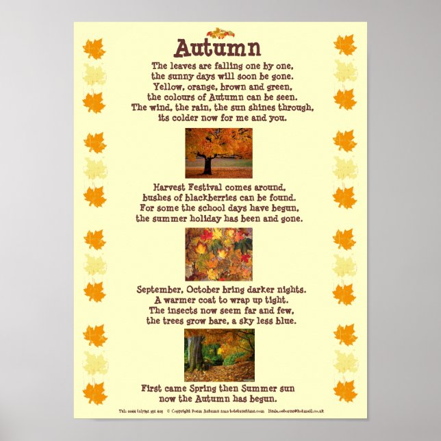 Poster d'automne (Devant)