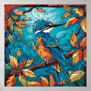 Poster d'automne Kingfisher